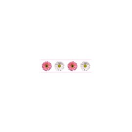 CENEFA FLORES ROSA/BLANCA .12X4.57M 1 PZ