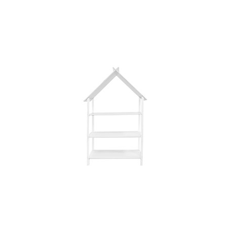 MUEBLE ORGANIZADOR DE AGLOMERADO DE MADERA 80.6 X 20 X 120 CM BLANCO