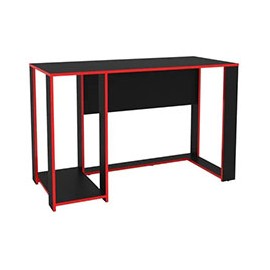 MESA GAMER SINGAPURA EN MDP NGO Y ROJO