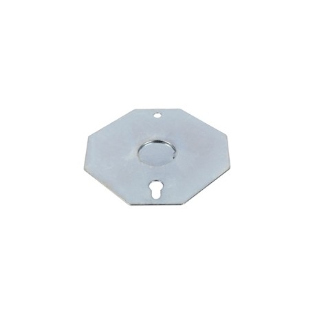 TAPA OCTAGONAL DE 3 PULGADAS PLATA