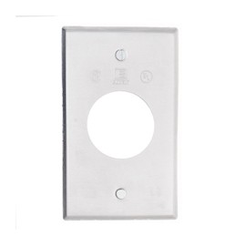 TAPA RECTANGULAR PARA CONTACTO REDONDO DE 1 9/16 PULGADAS