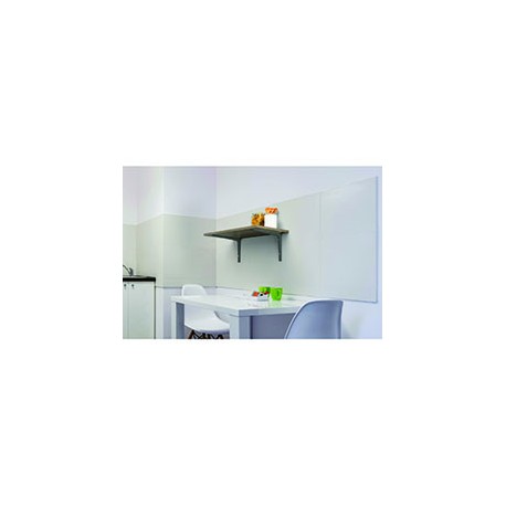 MENSULA ESCUADRA DE PLÁSTICO 18X18 NEGRO