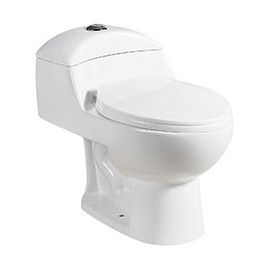 SANITARIO SIRANO 1 PIEZA ALARGADO 3.3 Y 4.8 L BLANCO