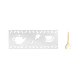 PLANTILLA DECORATIVA CON DISEÑO PARA COCINA 29 X 12 CM