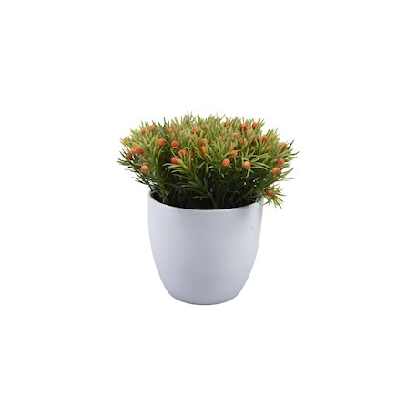PLANTA ARTIFICIAL BLANCO DE 15 X 10 CM