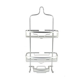 ORGANIZADOR PARA REGADERA DE ALUMINIO DE 58.4 CM GRIS GLACIER BAY