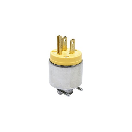 CLAVIJA BLINDADA 125 VOLTS GRIS LEVITON