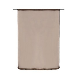 CORTINA DE TERGAL PARA VENTANA POLIÉSTER CAFÉ CLARO 210 X 140 CM