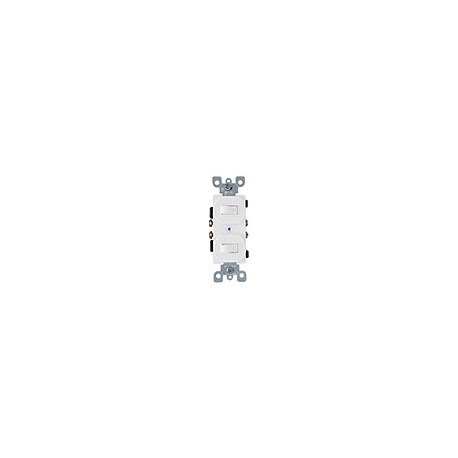 INTERRUPTOR DOBLE 15 A BLANCO