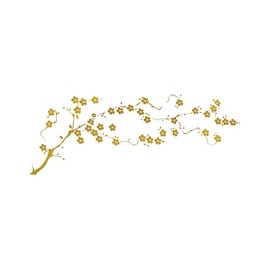 DECORACIÓN ADHESIVA DE RAMAS CON FLORES 70 X 190 CM