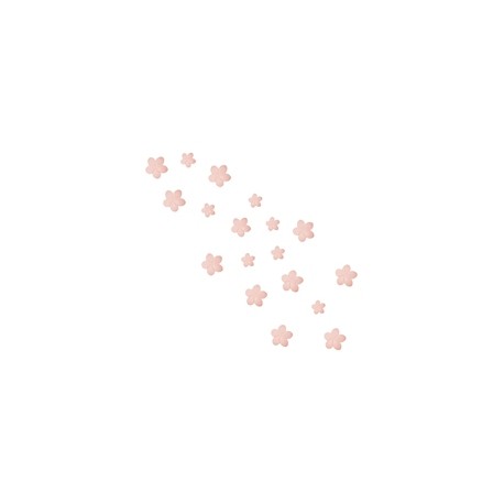 FLORES 3D ROSA CLARO 18 PIEZAS BETTER PLACE