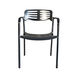 SILLA TEO DE ALUMINIO COLOR PLATA