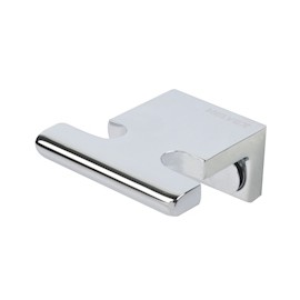 GANCHO SENCILLO DE METAL PLATA