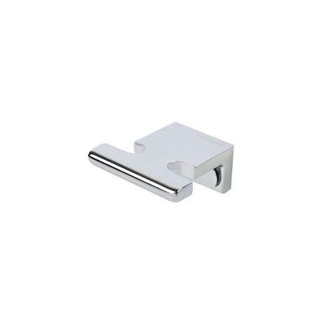 GANCHO SENCILLO DE METAL PLATA