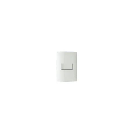 PLACA Y 1 INTERRUPTOR 3 VÍAS BLANCO