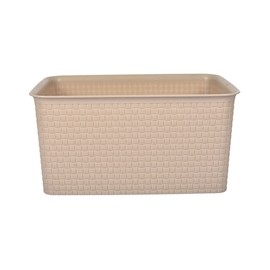 GAVETA GRANDE 39.5 X 26.8 X 19.2 CM BEIGE TAUPÉ HOME & HOME