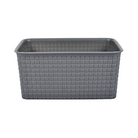 GAVETA CHICA 28 X 19 X 13 CM GRIS HOME & HOME