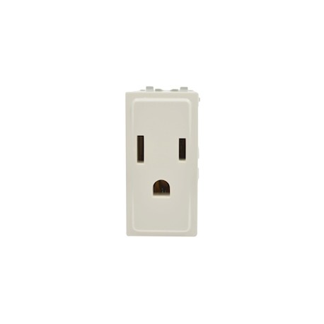 TOMA SENCILLA DE 2 P+T MARFIL ÚNICA SCHNEIDER ELECTRIC