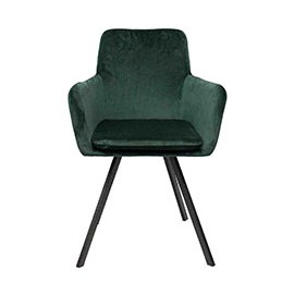 SILLA CON BRAZOS CHARLES VERDE 56 X 60 X 85 CM