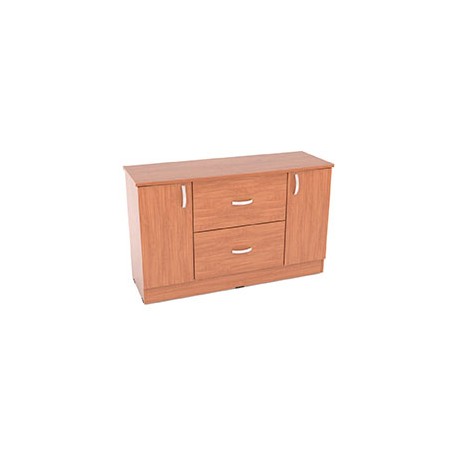 CREDENZA 2 CAJONES CON PUERTAS 73 X 120 X 39.6CM