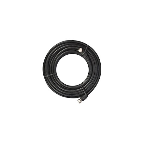 CABLE COAXIAL CALIBRE 22 AWG NEGRO 15.2 M STEREN