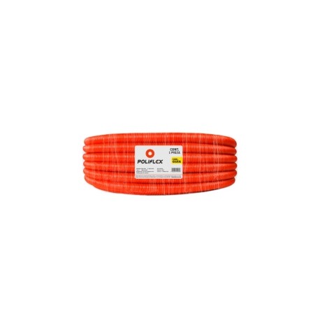 POLIFLEX 3/4 PULGADAS 50 M CON GUÍA NARANJA