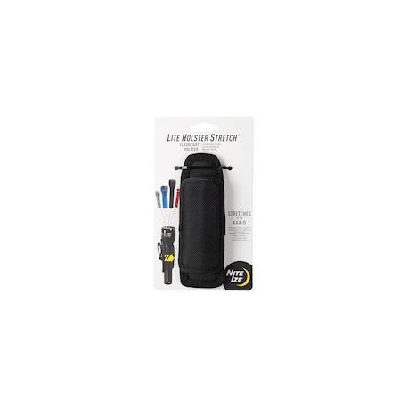 FUNDA UNIVERSAL PARA LINTERNA 14.9 X 5.3 X 4.5 CM NEGRO