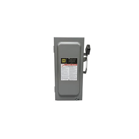 INTERRUPTOR DE SEGURIDAD 3 POLOS 60 AMPERES CLASE 3130 SQUARE D