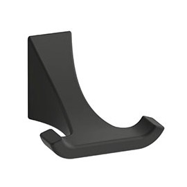 GANCHO SENCILLO PARA BAÑO KATUN NEGRO MATE