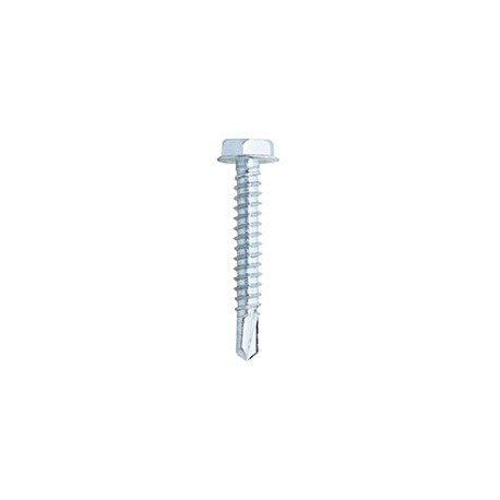 TORNILLO AUTOPERFORANTE 1 1/4 DE PULGADA PLATA 50 PIEZAS