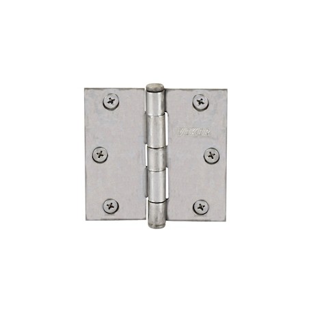 BISAGRA CON CABEZA PLANA 7.62 X 7.62 CM PLATA 2 PIEZAS