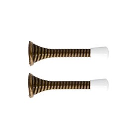 TOPE DE RESORTE GRANDE 8 CM BRONCE 2 PIEZAS