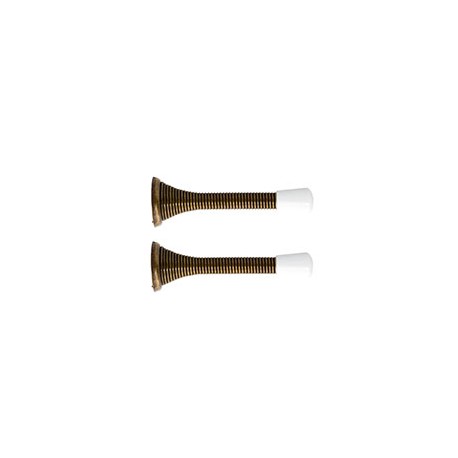 TOPE DE RESORTE GRANDE 8 CM BRONCE 2 PIEZAS