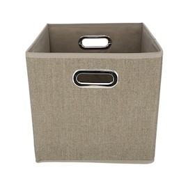 CUBO ORGANIZADOR DELUXE CAFÉ 27X27X27CM