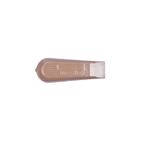 TOPE TIPO CUÑA PARA PUERTA 11.5 X 4.1 X 2 CM CAFÉ