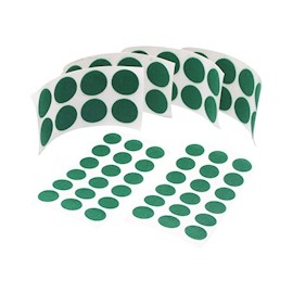 ALMOHADILLAS PROTECTORAS 1.8 CM VERDE 68 PIEZAS