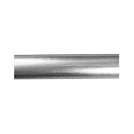 TUBO REDONDO PARA CLOSET DE 240 x 2.5 CM PLATA