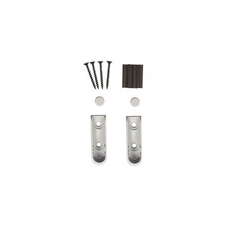 BRIDAS PARA TUBO OVAL GRIS 7.5 X 2.3 CM