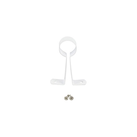 SOPORTE CENTRAL PARA TUBO REDONDO 1 PULGADA BLANCO