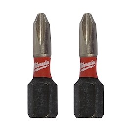 PUNTAS DE IMPACTO PHILLIPS SHOCKWAVE PARA ATORNILLAR DE 1 PULGADA DE 2 PIEZAS