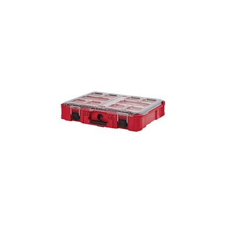 ORGANIZADOR PARA HERRAMIENTAS PACKOUT MILWAUKEE FIJO CON 10 COMPARTIMIENTOS