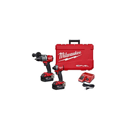 M18 FUEL TALADRO ROTOMARTILLO DE 1/2" CON 2 BATERÍAS COMPACTAS DE 5.0AH, CARGADOR Y ESTUCHE