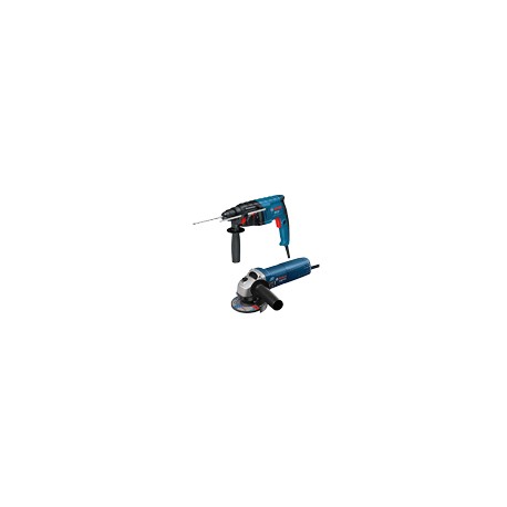 COMBO DE ROTOMARTILLO DE 650 W CON MANDRIL Y MINIESMERILADORA