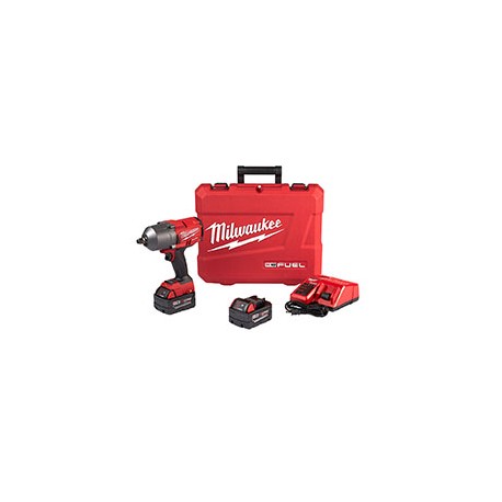 M18 FUEL LLAVE DE IMPACTO DE ALTO TORQUE 1/2" CON 2 BATERÍAS DE 5.0AH, CARGADOR Y ESTUCHE