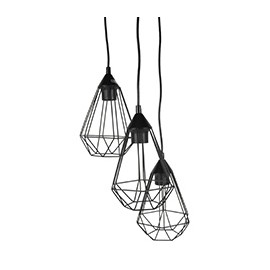 LUMINARIO TARBES DE 311 MILÍMETROS NEGRO EGLO