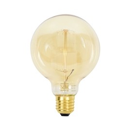 FOCO FILAMENTO DE CARBONO 40 WATTS LUZ CÁLIDA