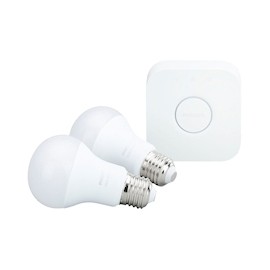 KIT HUE WHITE PHILIPS 9.5 WATTS 800 LÚMENES LUZ BLANCA CÁLIDA 5 PIEZAS
