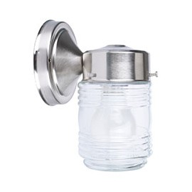 LÁMPARA DE PARED DE 11 X 19 X 14 CM PLATA HAMPTON BAY