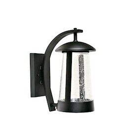 LÁMPARA PARA PARED LED 25.7 X 33 X 16 CM NEGRO