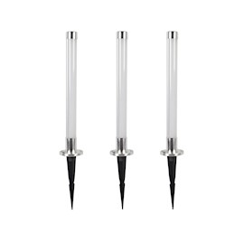 ESTACAS LED DE JARDÍN 3 PIEZAS KIEV